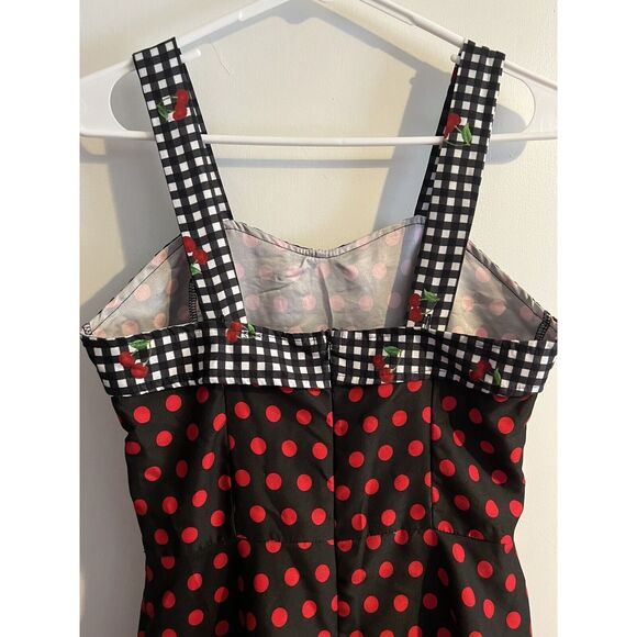 Halloween Rockabilly Dress Size S - Tulle Included - Pin-up Girl - Picture 6 of 12